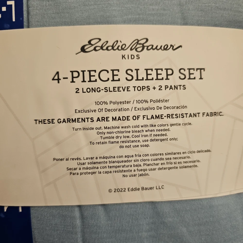 Eddie Bauer Youth 4-piece Pajama Set